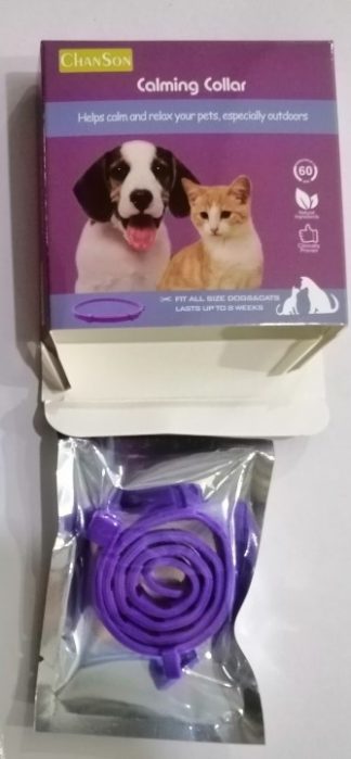 Calming Collar For Small Dogs and Puppies, Lavender and Chamomile, Pheromones, 60 Day Collar