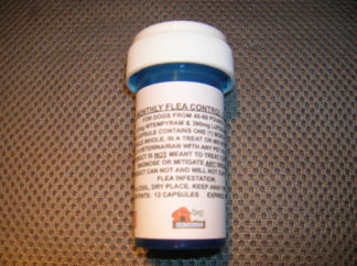 2 In 1 Monthly Flea Control Capsules, For Dogs From 45-88 Pounds, 12 Capsules, A Full Year