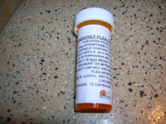 2 In 1 Monthly Flea Control Capsules, For Dogs From 22-44 Pounds, 12 Capsules, A Full Year